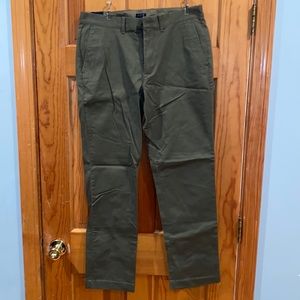 Mens J Crew Flex Straight Khaki Pants